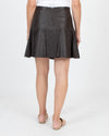 Halston Heritage Clothing Medium | US 6 Earth A-Line Leather Skirt