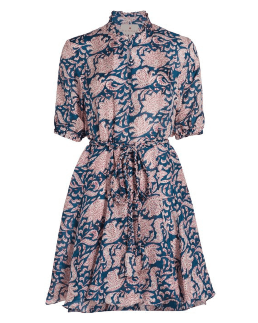 Gaia Belted Floral Minidress