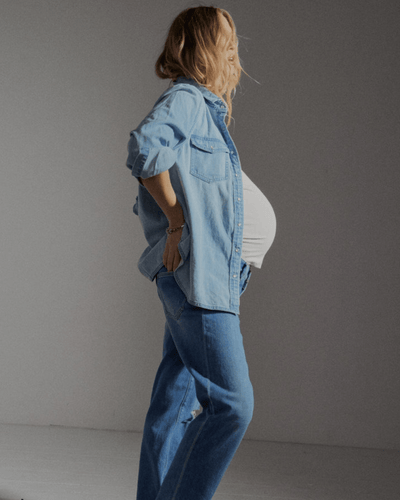 Hatch Clothing XS The Denim Maternity Shirt