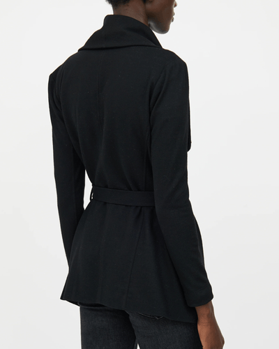 Helmut Lang Clothing Small Black Wool Long Sleeve Jacket