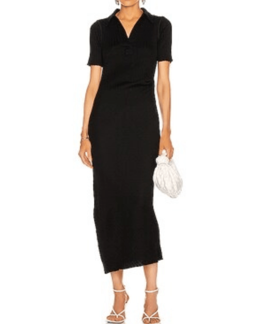 Helmut Lang Clothing XS Retro Ribbed Polo Dress