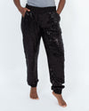 I Heart Ronson Clothing Medium Black Sequin Joggers