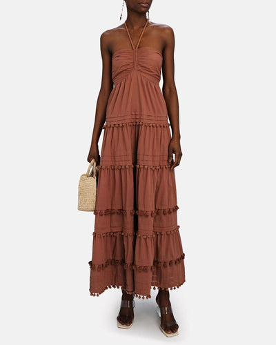 Intermix Clothing Small "Lydia" Tiered Maxi Dress