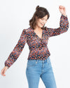 Intermix Clothing Small | US 4 Floral Crop Blouse