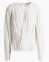 IRO Clothing XS "Kithnos" Twist Front Blouse