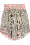 Isabel Marant Clothing Medium "Vutti" Silk Printed Skirt