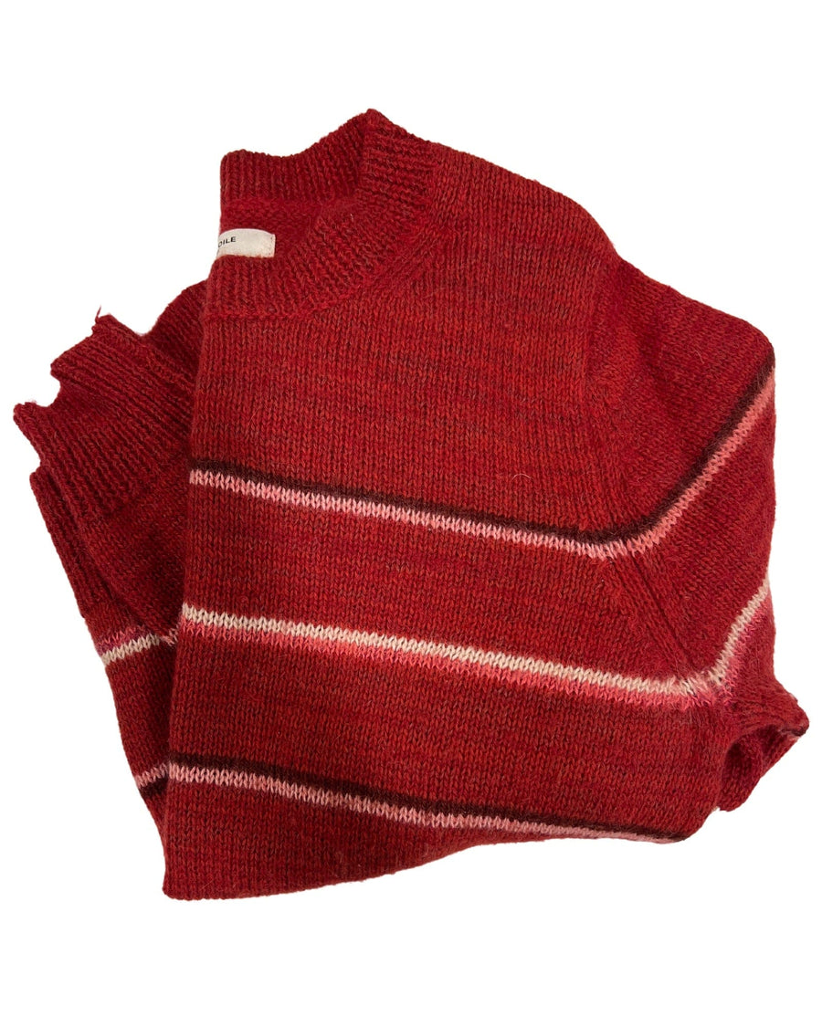 Isabel Marant Étoile Clothing Small | IT 38 Crewneck Red Striped Sweater