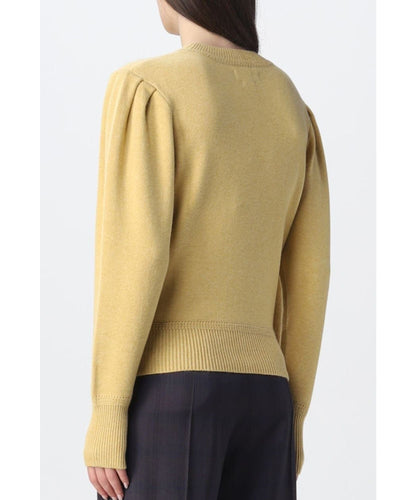 Isabel Marant Étoile Clothing Small Kelaya Puff Sleeve Mustard Jumper