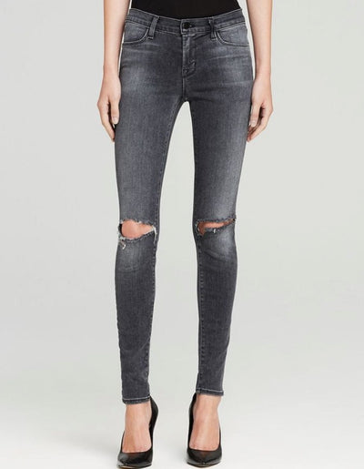 J Brand Clothing Medium | US 28 Mid-Rise "Slashed" Jean