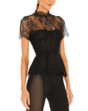 Jonathan Simkhai Clothing Small | US 4 "Kehlani Lace Bustier Top"