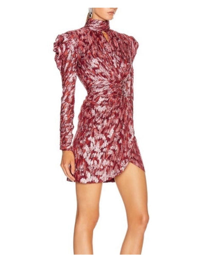 Jonathan Simkhai Clothing XS | US 0 Brocade Mini Wrap Dress