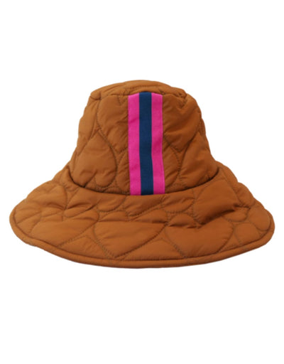 Kerri Rosenthal Accessories One Size The Imperfect Quilted Heart Bucket Hat