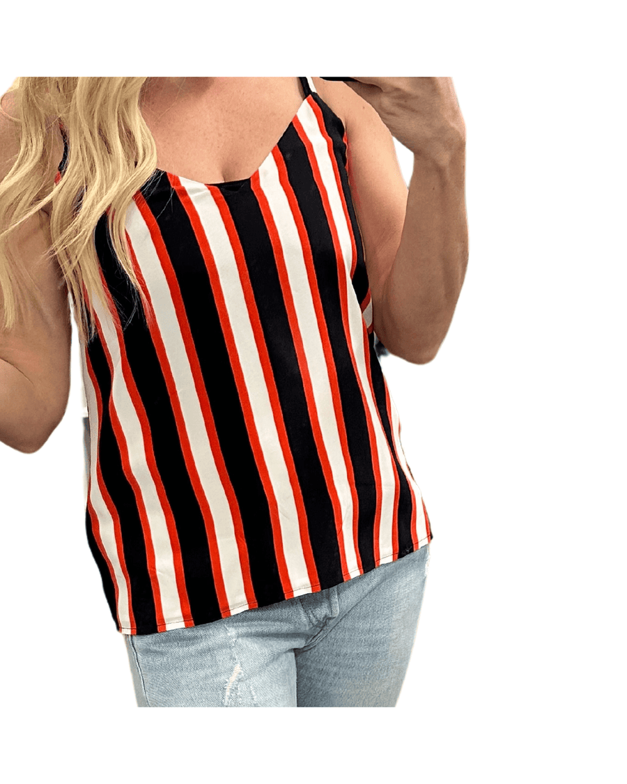 L'Agence Clothing XS Striped Tank