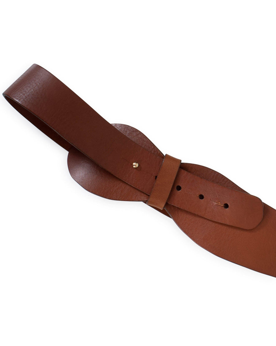 Le Palina Accessories Medium Le Palina Brown Leather Waist Belt