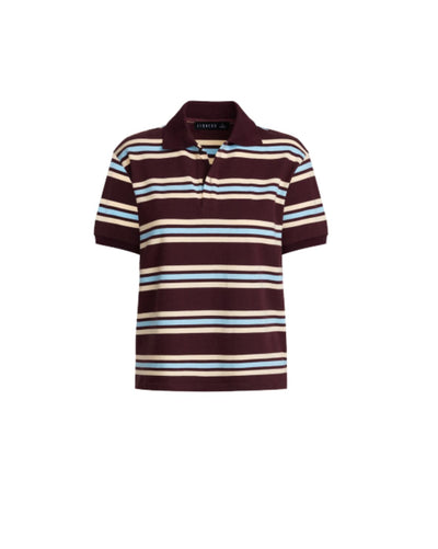 Lioness Clothing XS | US 0 Leisure Polo in Chocolate Multi