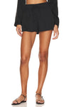 LNA Clothing Medium Teller Shorts in Pirate Black