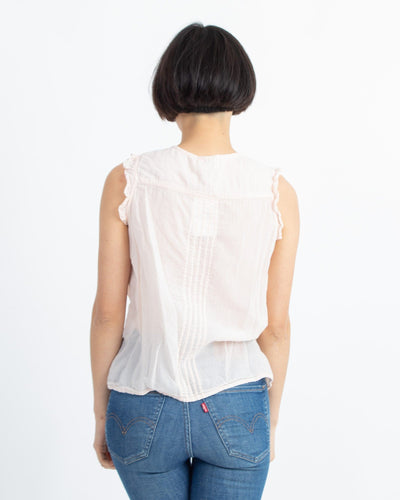 LOCAL Clothing XS Embroidered Flowy Blouse