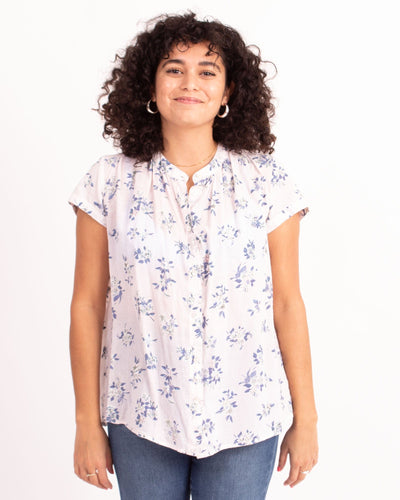 LOCAL Clothing XS Floral Button Down Blouse