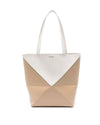 Loewe Bags One Size LOEWE Neutral Puzzle Leather Shoulder Bag