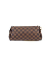 Louis Vuitton Bags Small "Damier Ebene Pochette Eva with Strap"