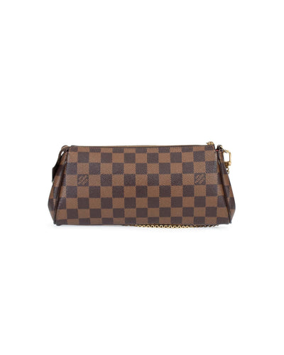 Louis Vuitton, Bags, Louis Vuitton Damier Ebene Eva Pochette Shoulder Bag  W Strap