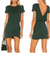 Lovers + Friends Clothing XS Lovers + Friends Jenner Mini Dress in Forest Green