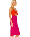 Lovers + Friends Clothing XS Lovers + Friends Pink/Orange Color Block Dress