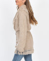 LoveShackFancy Clothing Small Fringe Knit Cardigan