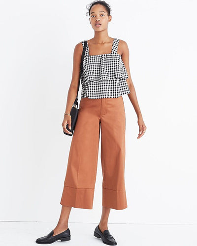 Madewell Clothing Medium Gingham Tier Top