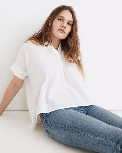 Madewell Clothing Small "Lakeline" Popover Shirt