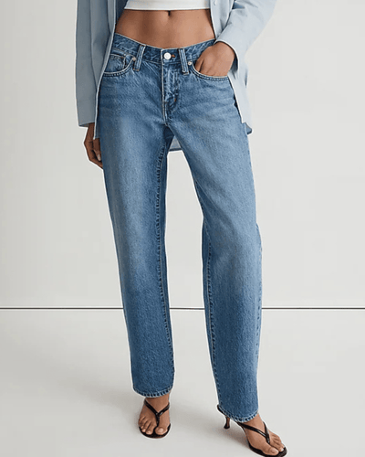 Madewell Clothing XS | US 24 Low-Rise Baggy Straight Jean