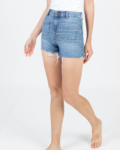 Madewell Clothing XXS | US 23 High-Rise Denim Shorts