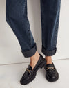 Madewell Shoes Large | US 10 Bradley Hardware Lugsole Loafer in Croc Embossed Leather