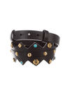 maje Accessories Small | US 2 Leather Studded Accents Waist Belt