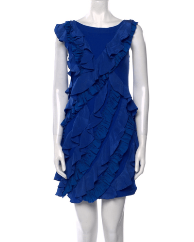 Marchesa Notte Clothing Small | US 2 Silk Cocktail Dress