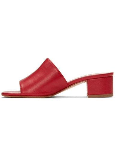 Maryam Nassir Zadeh Shoes Medium | US 8.5 Red Sophie Slide Sandals