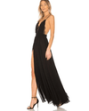 Michael Costello Clothing XXS Justin Gown In Black