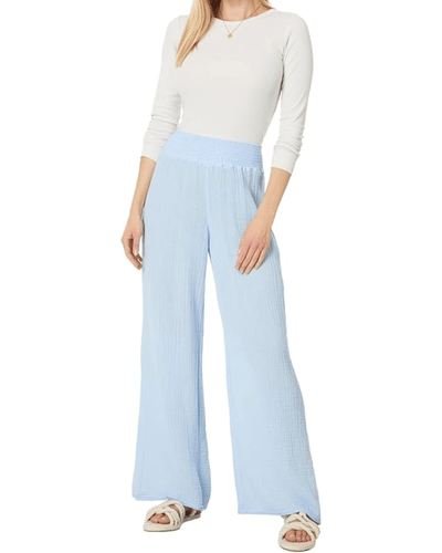 Michael Stars Clothing Medium Susie Smocked Waist Pant