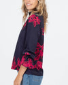 MISA LOS ANGELES Clothing Small Floral High Neck Blouse