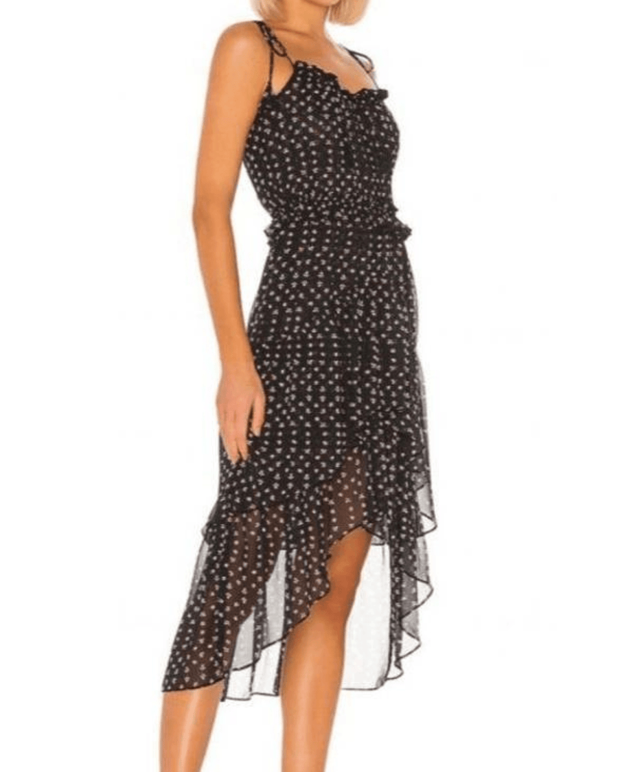 MISA LOS ANGELES Clothing Small Zakia Tiered High Low Dress