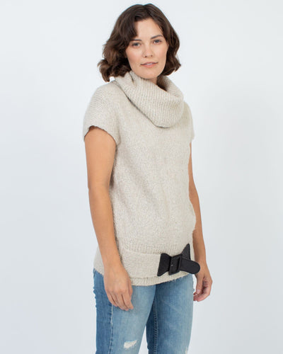 MK2K Clothing XS Cowl Neck Knit Sweater