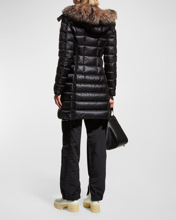 Hermifur Fitted Puffer Coat