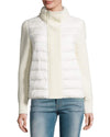 Moncler Clothing XS 'Maglione' Tricot Puffer Jacket