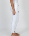 Mother Clothing Medium | US 28 White "High Waisted Looker Ankle Fray" Jeans