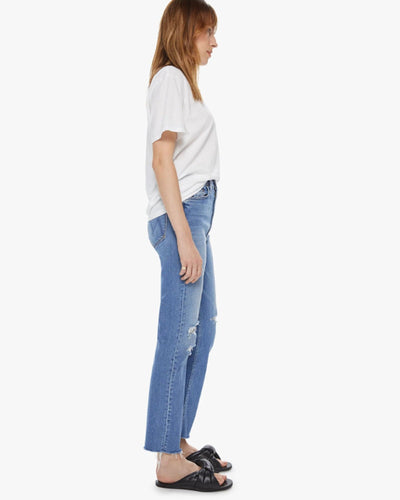 Mother Clothing Small | 27 "High Waisted Rider Ankle Fray" Jeans