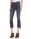 Mother Clothing XS | US 25 "Insider Crop Step Fray" Jeans in Here Kitty Kitty