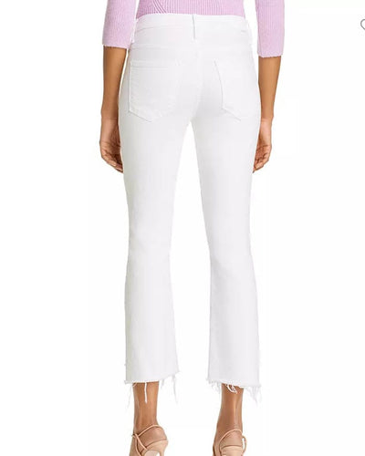 Mother Clothing XS | US 25 White "The Insider Crop Step Fray"