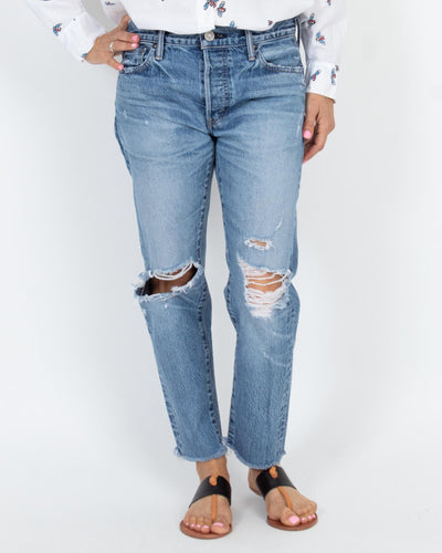 Moussy Vintage Clothing Medium | US 27 Distressed Jeans