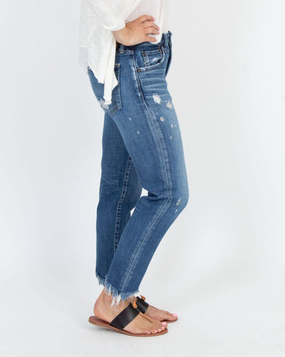 Moussy Vintage Clothing Small | US 26 Distressed Skinny Jeans