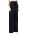 Nanushka Clothing Large Midnight Blue Wool Pants